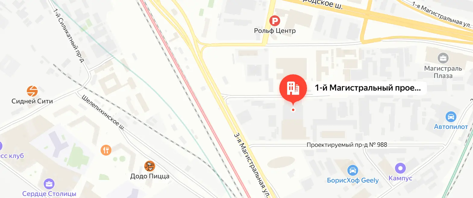 Изображение точки склада AzaliaNow на Яндекс карте